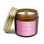 Świeca sojowa zapachowa z drewnianym knotem magnolia 120 ml - Your Candle