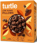 Poduszki zbożowe z kremem z orzeszków ziemnych niska zawartość cukrów bezglutenowe bio 300 g - Turtle