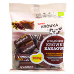 Krówki kakaowe bezmleczne bezglutenowe bio 100 g - ME GUSTO (super krówka)