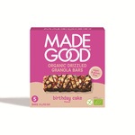 Batoniki Granola Crunchy smak tort urodzinowy bezglutenowe BIO (5 x 24 g) 120 g – MadeGood