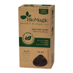 Farba do włosów ciemny czekoladowy brąz (55.07) 250 g - Biomagic