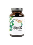 Chlorella + Spirulina bio suplement diety 300 tabletek 120 g (400 mg) - Batom