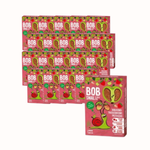 ZESTAW 20 x Przekąska jabłko-truskawkowa z owoców bez dodatku cukru 60 g