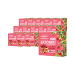 ZESTAW 14 x Mini batoniki z nerkowców a'la tarta malinowa 102 g - Dobra Kaloria