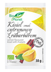 Kisiel o smaku cytrynowym z rabarbarem - bez cukru BIO 38 g - Bio Planet