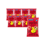 ZESTAW 8 x Angelina chrupki kukurydziane truskawka i jabłko, od 10 miesiąca, bezglutenowe bio 30 g