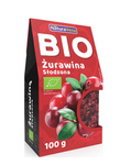 Żurawina słodzona cukrem trzcinowym bio 100 g - Naturavena