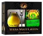 Zestaw yerba mate bio 400 g, matero, bombilla