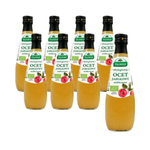 ZESTAW 8 x Ocet jabłkowy 6% niefiltrowany BIO 300ml