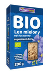 Len mielony bio 200 g - Naturavena