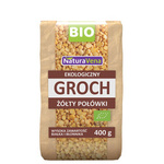 Groch żółty połówki bio 400 g - Naturavena