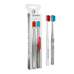 Szczoteczka do zębów z tworzywa pla 12000 super miękka 2 szt - Nordics