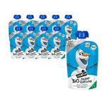 ZESTAW 10 x Przecier jabłko- truskawka BIO 100 g Kraina Lodu- Olaf - PURE&FUN