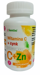 Witamina C + Cynk suplement diety 60 tabletek - Santini